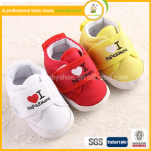 2015 hot sale fashion beautiful free shipping sweet girl cotton shoes comfortable design fabric baby shoes